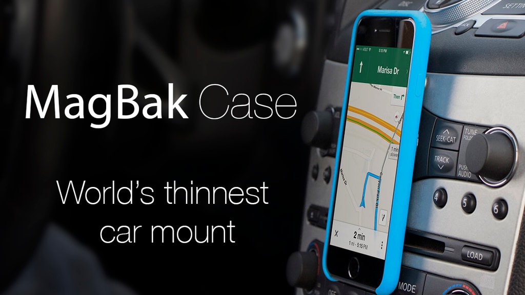 MagBak Case: World's thinnest car mount.