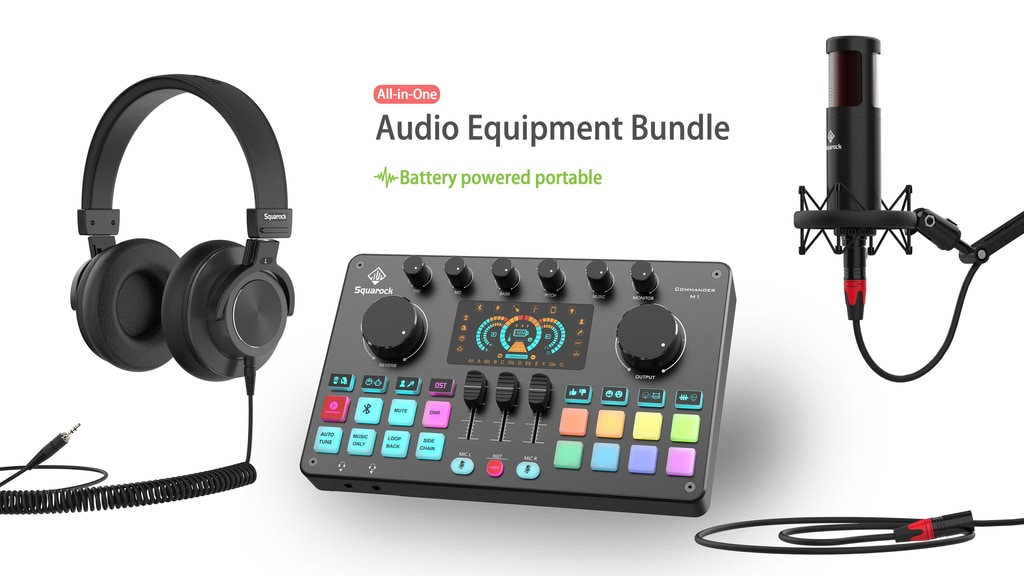Squarock: Podcast Live Streaming Recording Audio Equipment