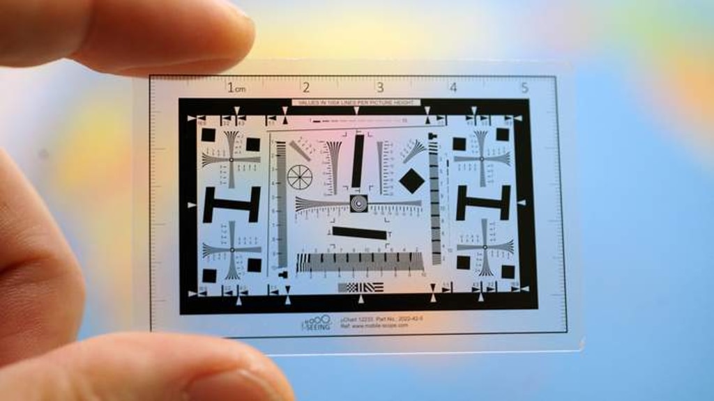 µChart – Test your camera
