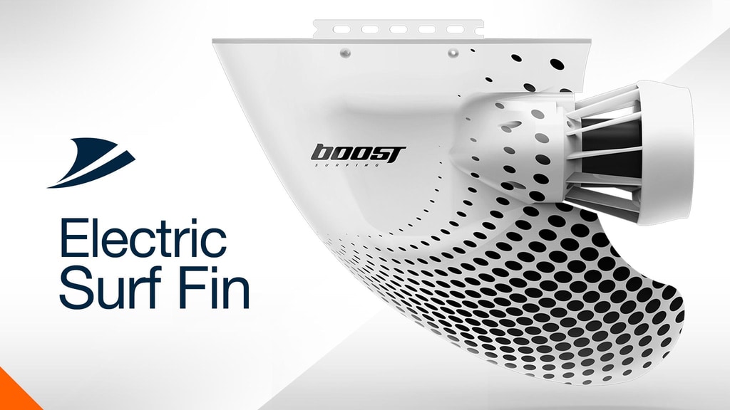 Boost Surfing Fin: Electric Motorized Fin for any Surfboard