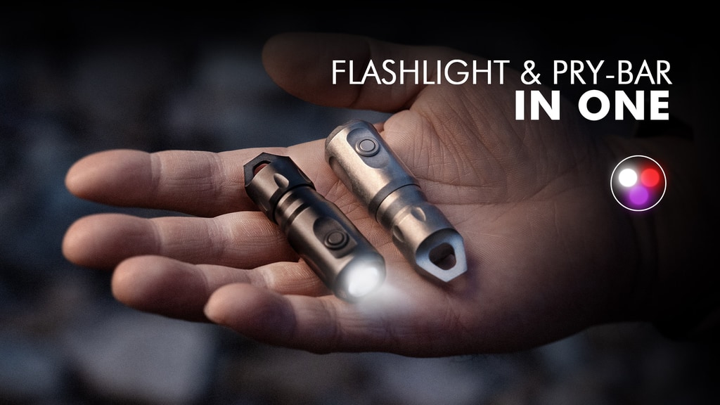 HUNT X6: The Rechargeable 3in1 LED Flashlight with Pry-bar