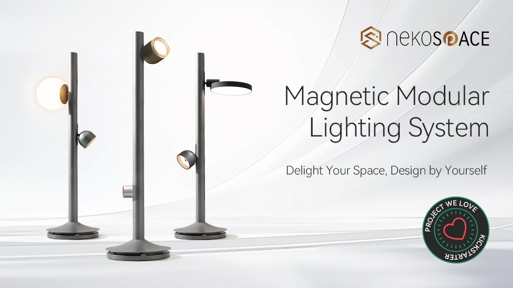 NEKOSpACE Orchard: Magnetic Modular Lighting System