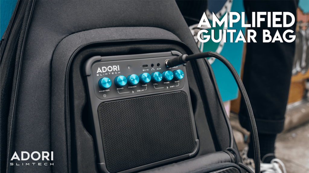 2 in 1 Guitar Case & Ultra Thin Amplifier | Adori Slimtech