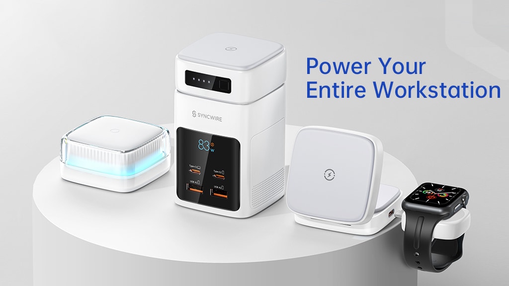 SYNCWIRE Magta: All-in-1 Magnetic Modular Charging Station