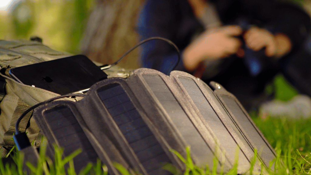 SolarCru:Smallest and lightest foldable solar panel charger