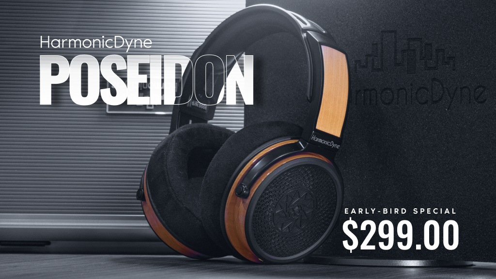 HarmonicDyne Poseidon - Beryllium Killer Headphones