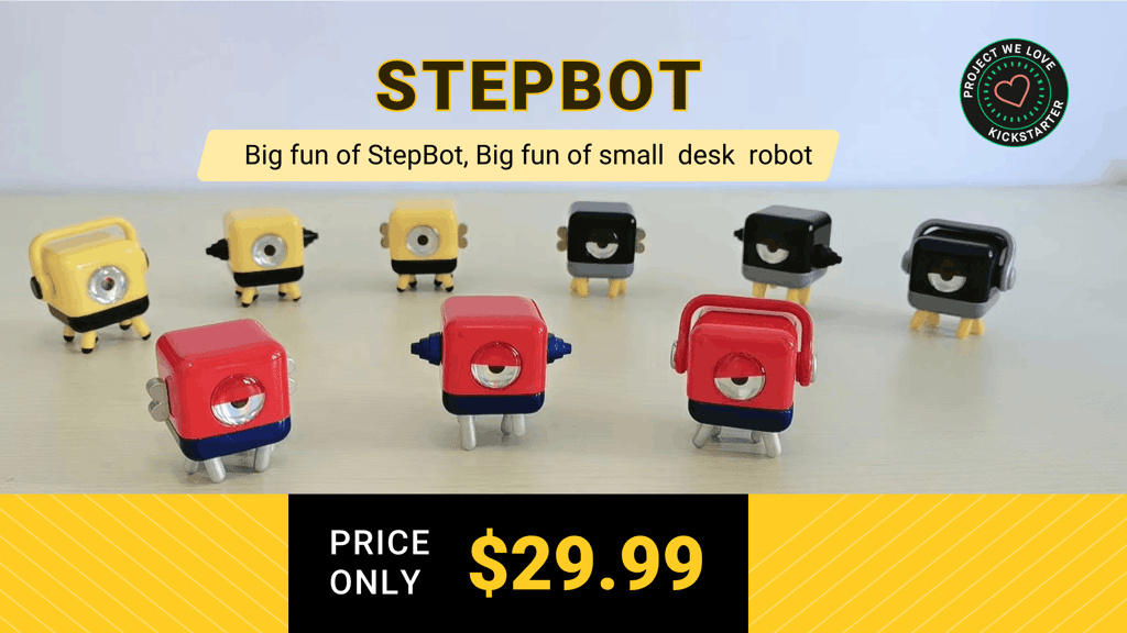 StepBot:An interesting desktop walking companion robot