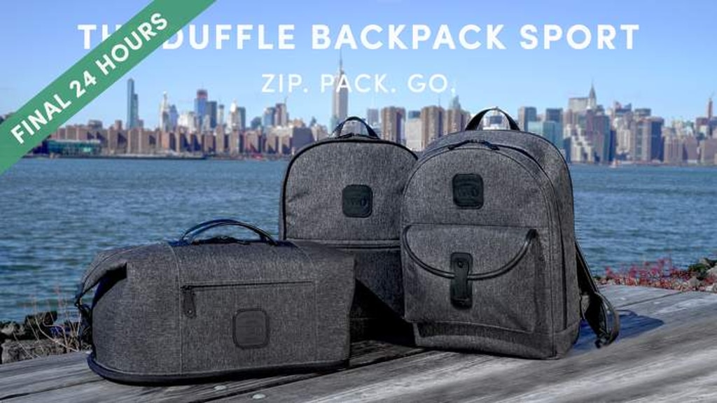 The 6-in-1 Duffle Backpack Sport | Any Trip