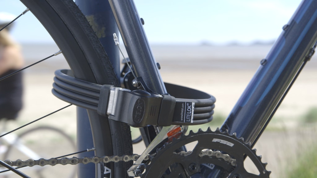 Litelok Silver: The world's lightest secure bike lock