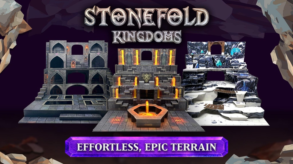 Stonefold Kingdoms: Magnetic Dungeons & Foldable RPG Terrain