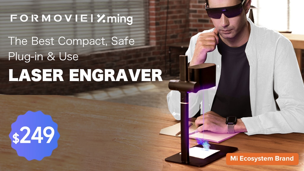 Most Versatile Portable LASER Engrave Cutter- FORMOVIE Xming