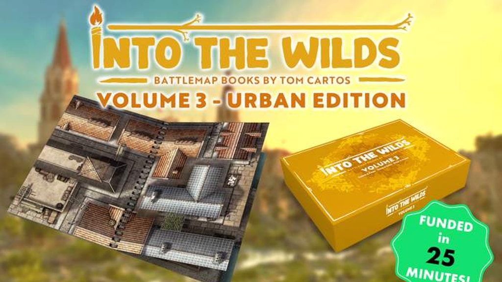 Into the Wilds Battlemap Books Volume 3: Urban Edition