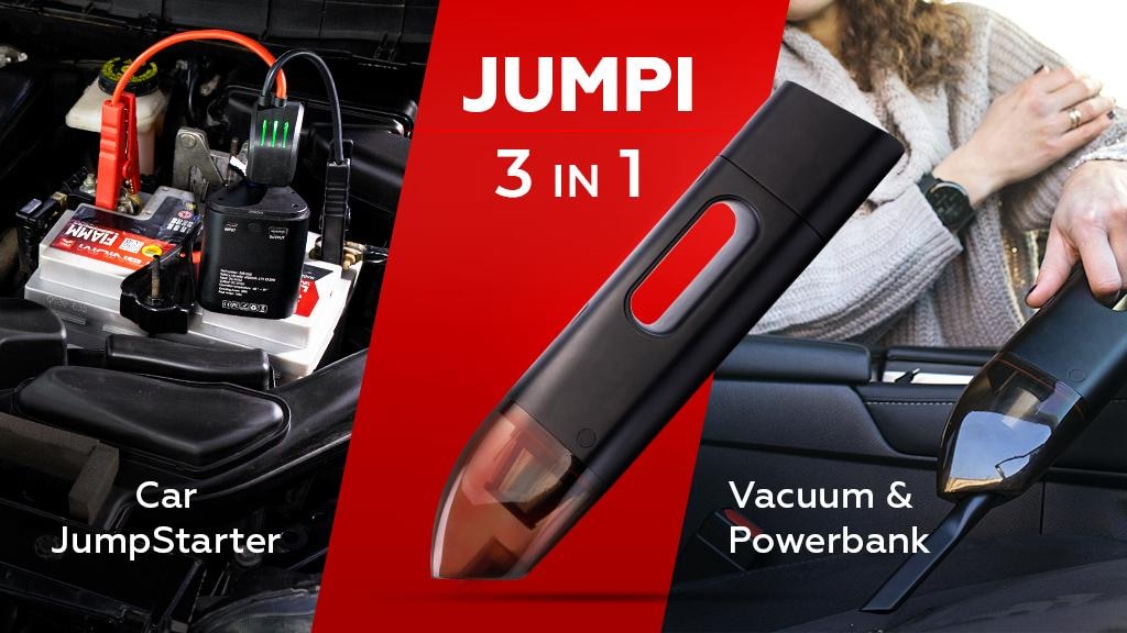 Jumpi 3 in 1 Car Jumpstarter
