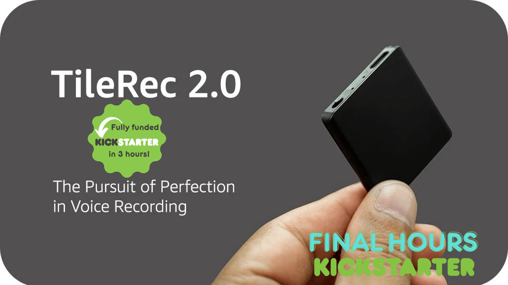 TileRec 2.0 World's Slimmest Voice Recorder