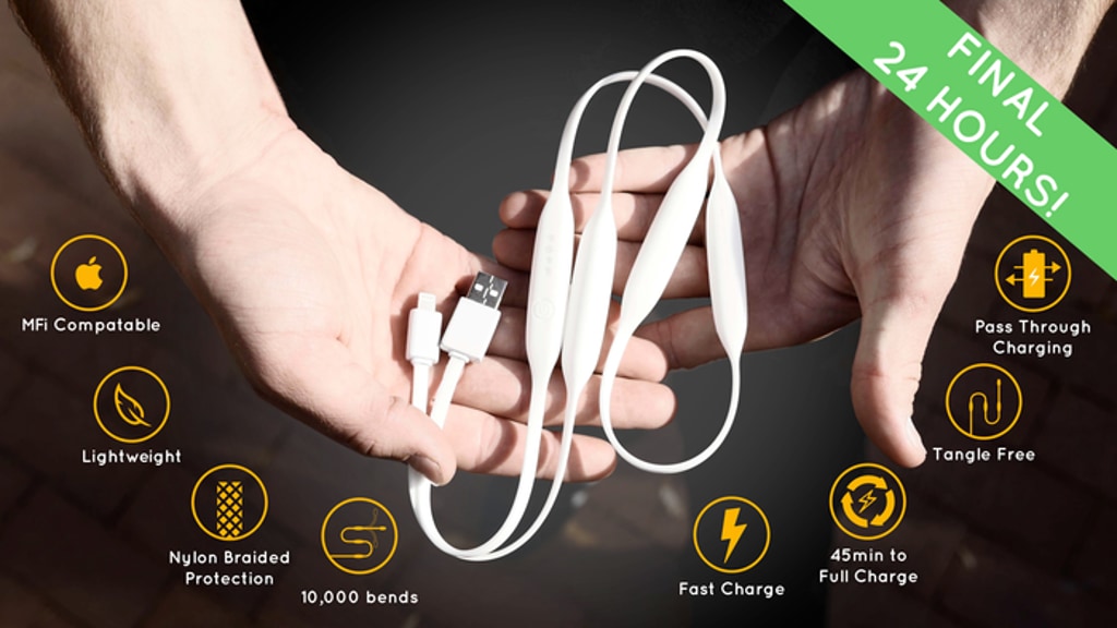 Portal Cord: World's First Powerbank WITHIN a Cord
