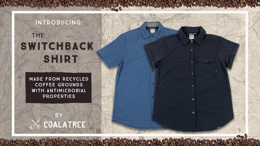 Switchback Shirt: Made from recycled coffee grounds