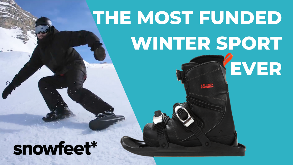 Snowfeet II: Shoe Attachments That Turn Shoes Into Mini Skis