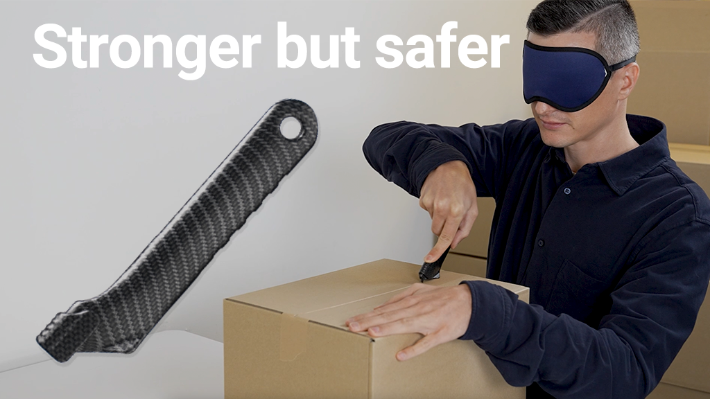 Open the box in 2 sec. Use the cutter even with eyes closed!