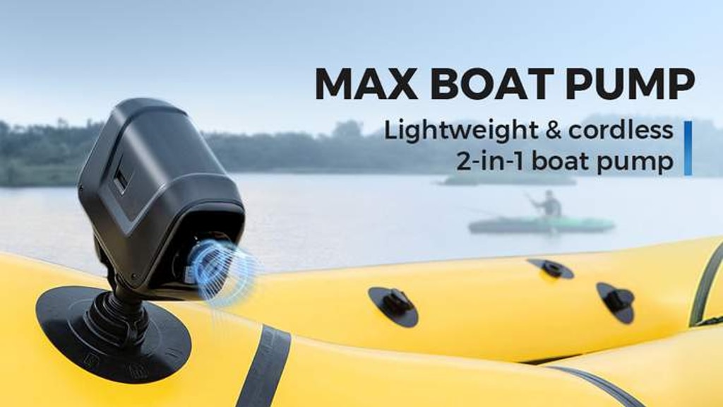 Max Boat Pump: A Powerful Cordless Air Pump for Boat & Kayak