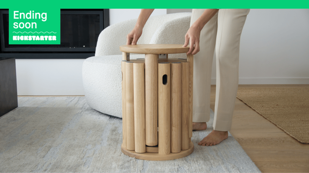 Quartet: A side table that transforms into four stools