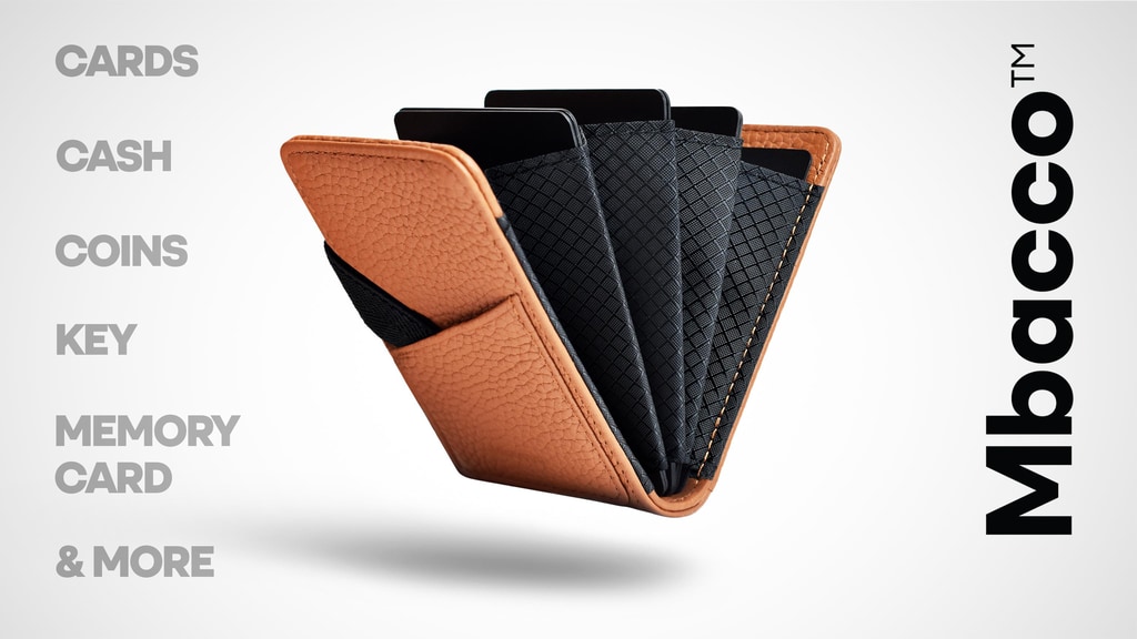 Mbacco™ Wallet - Reimagined Design and Timeless Appeal