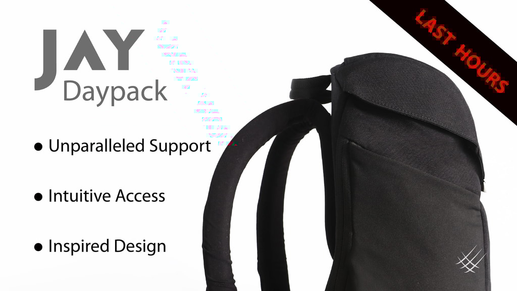 JAY - A Daypack That Gives Your Body A Break