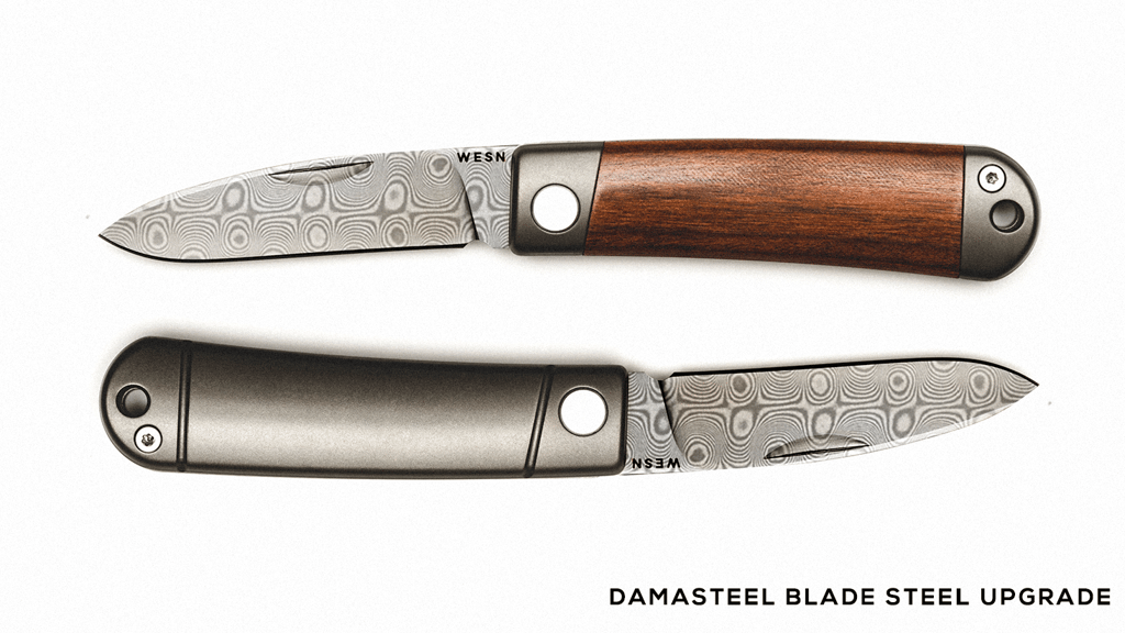 The WESN Henry Titanium Slip-Joint Pocket Knife.