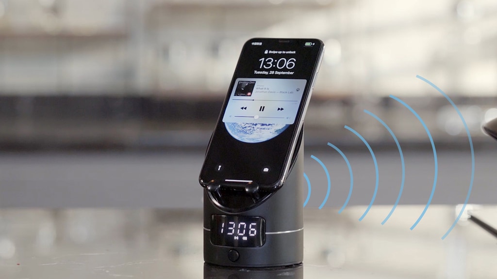 BEATDROP: Place-N-Play Induction Wireless Speaker for Phones