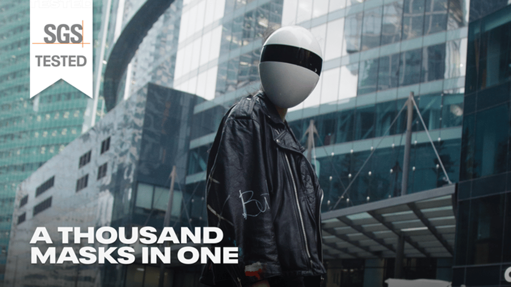 Blanc: Face the world with the only full-face modular mask