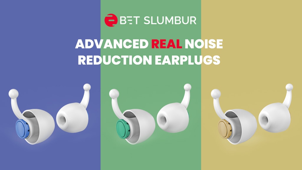 BET SLUMBUR Advanced Real Noise Reducing Earplugs