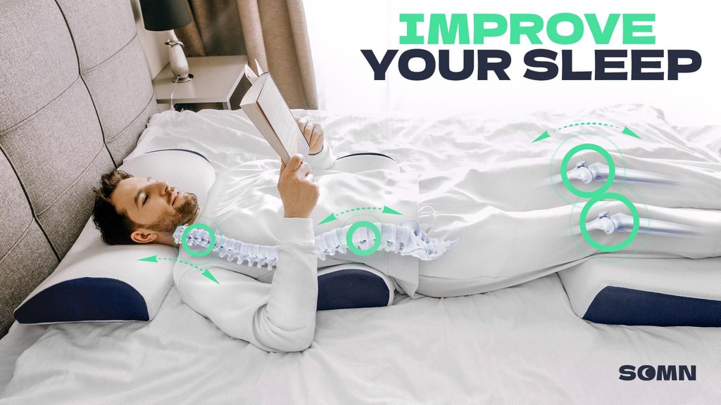 SOMN set of orthopedic pillows that will improve your sleep