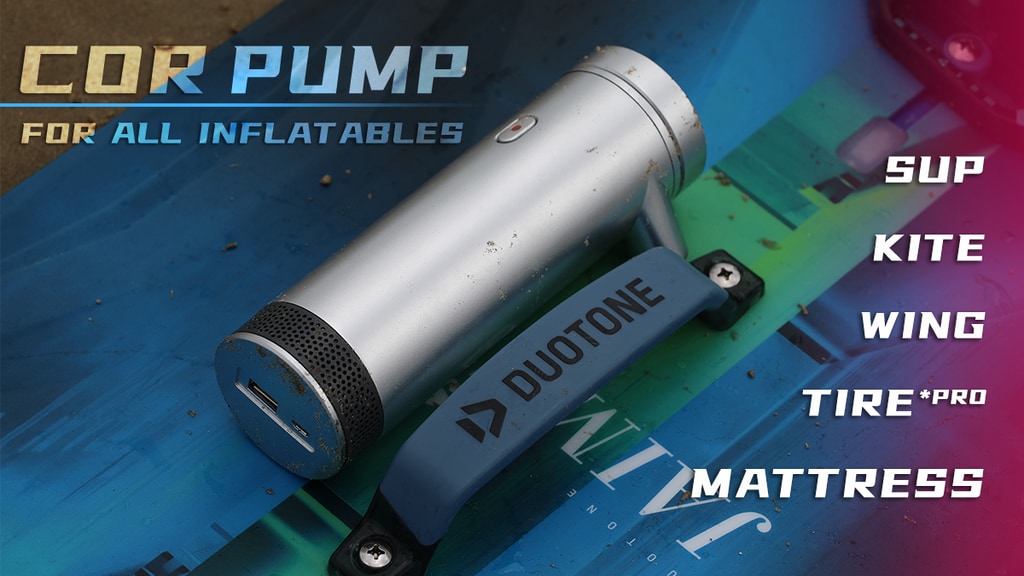 COR PUMP: ULTIMATE SMART PUMP FOR KITE SURFER & SUP RIDER