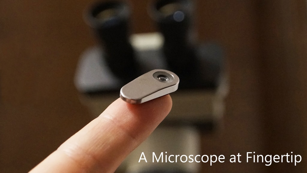Fingertip Microscope - Add an 800x microscope to your phone