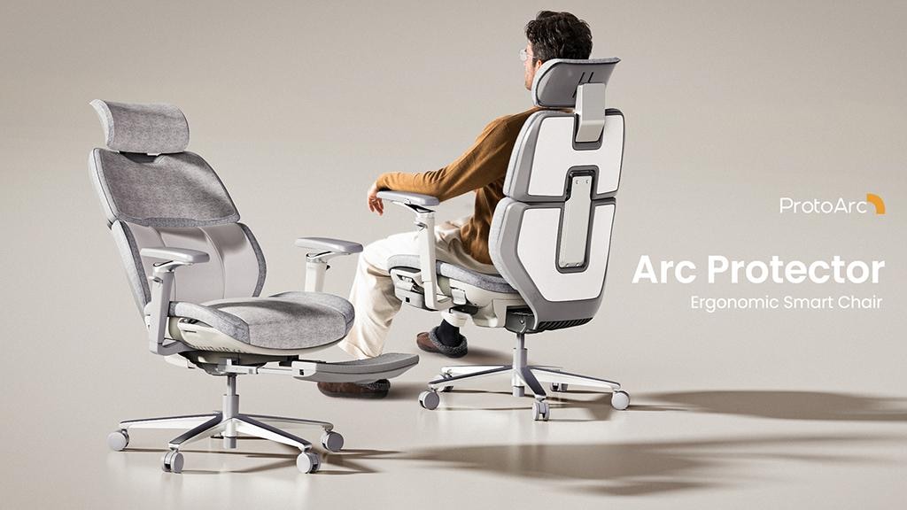 ProtoArc Ergonomic Smart Chair: Next-Gen Lumbar Back Support