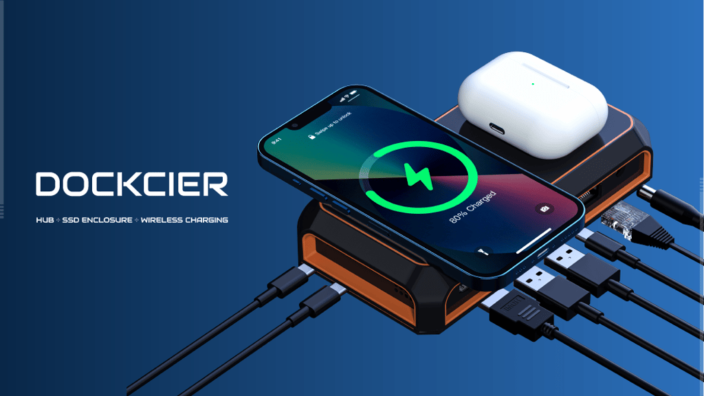 Dockcier - A Thunderbolt 3 Dock with 8TB Storage Boost