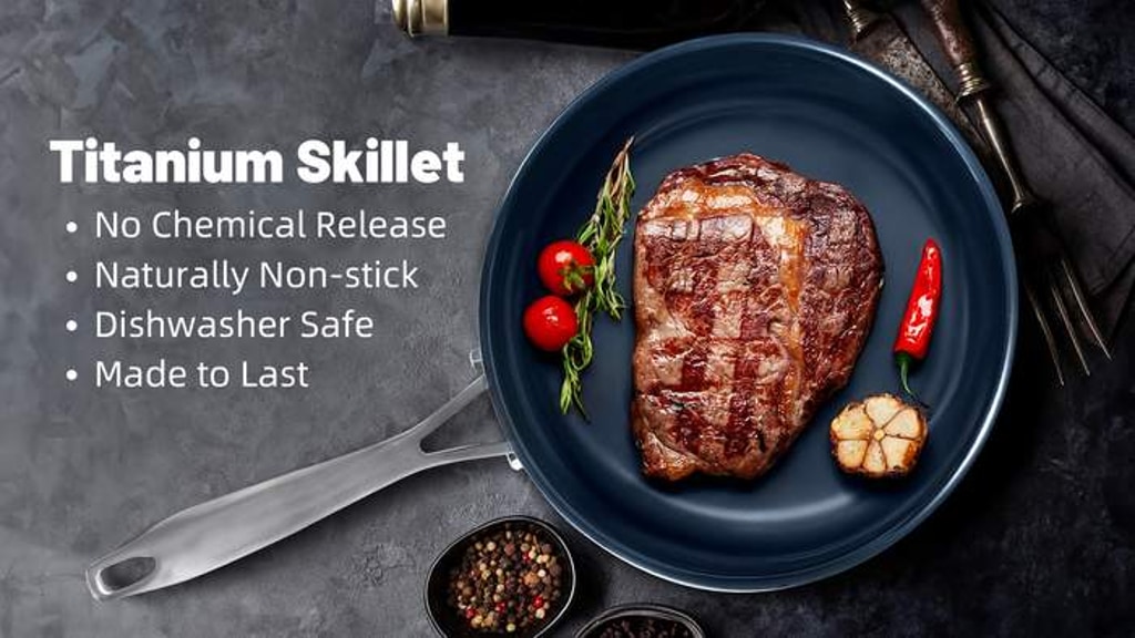 Titanium Skillet: Healthy and Non-Stick Everyday Cooking