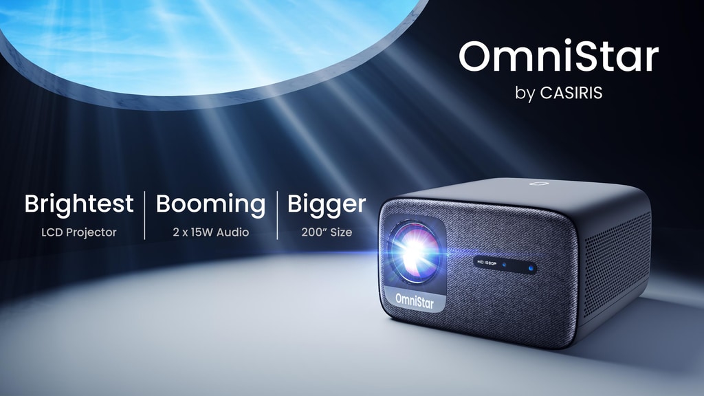 OmniStar L80: Brightest LCD Projector with Booming Sound