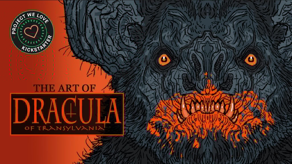 DRACULA Art Book by Ricardo Delgado