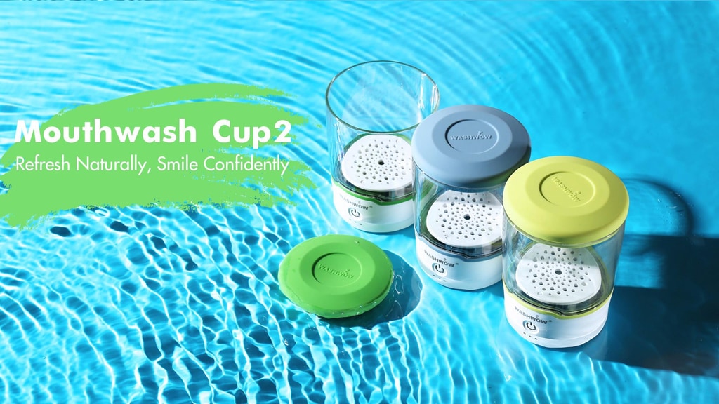 Washwow Cup2: Electrolytic Tech HCIO Mouthwash Generator