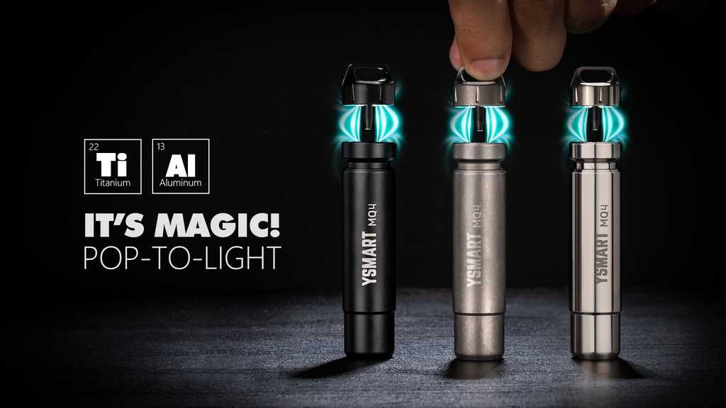 YSMART MQ4: The Magnetic Quick-Release Flashlight