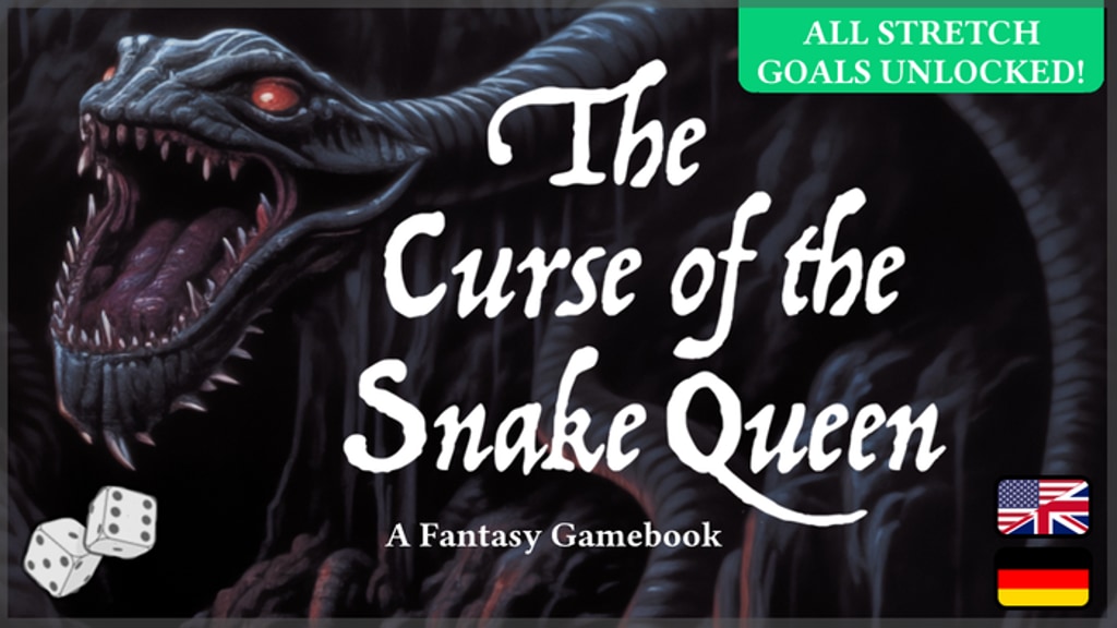The Curse of the Snake Queen – A Solo Fantasy Gamebook