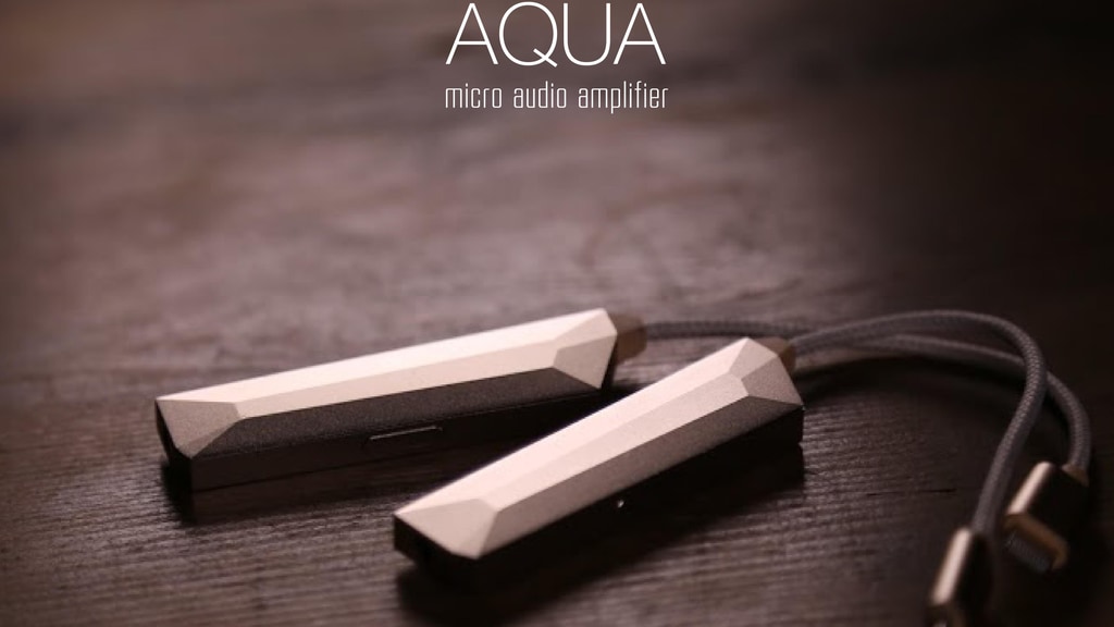AQUA - World's Lightest Headphone Amplifier