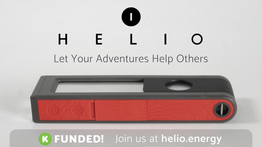 HELIO: Solar Light & Powerbank for Adventures & Emergencies