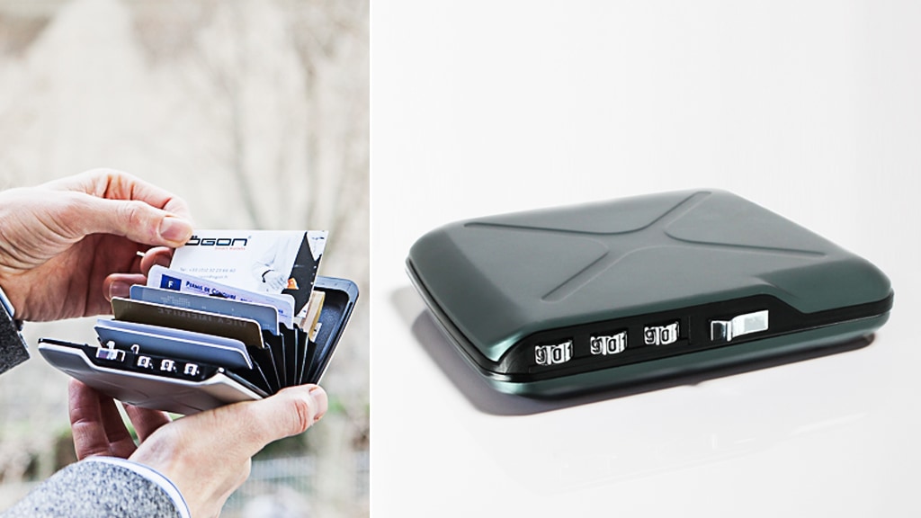 MINI SAFE: The only wallet protecting your privacy and cash.