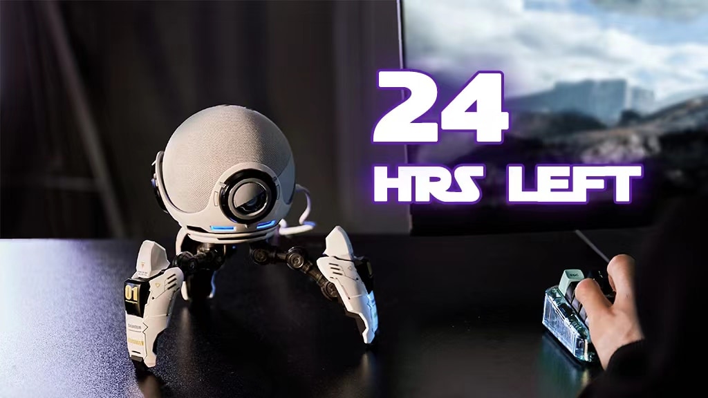 The World’s 1st Mecha Stand For Echo Dot 4 & HomePod Mini