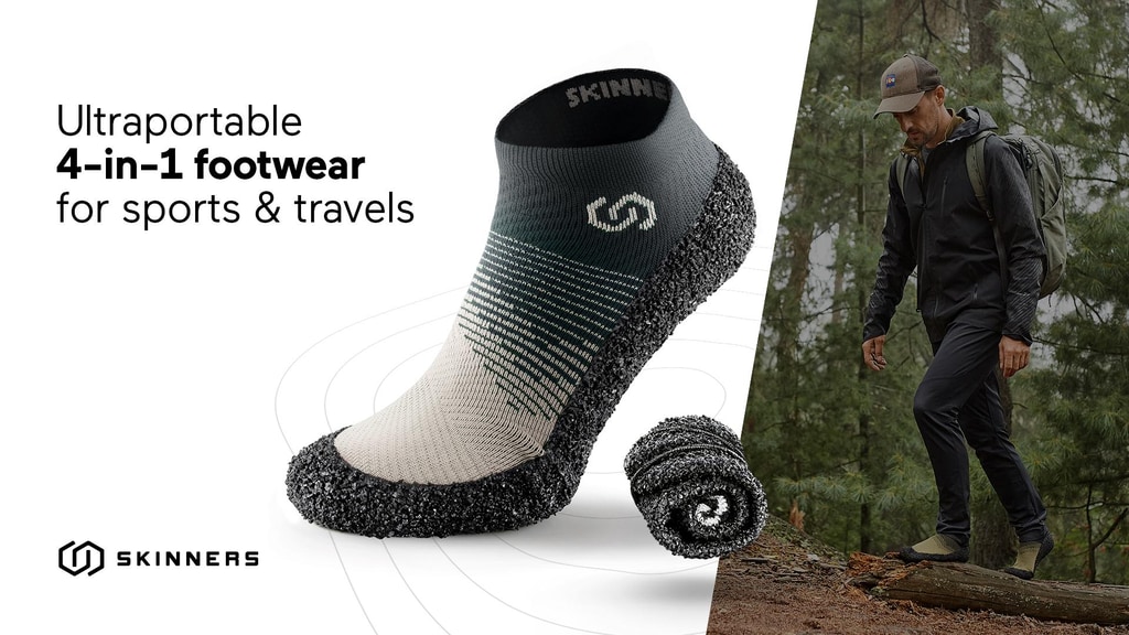 SKINNERS 2.0 | Ultraportable footwear for sports and travels