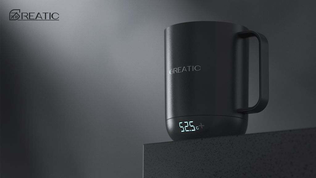 GREATIC—The First Smart Coffee Mug With Replaceable Battery
