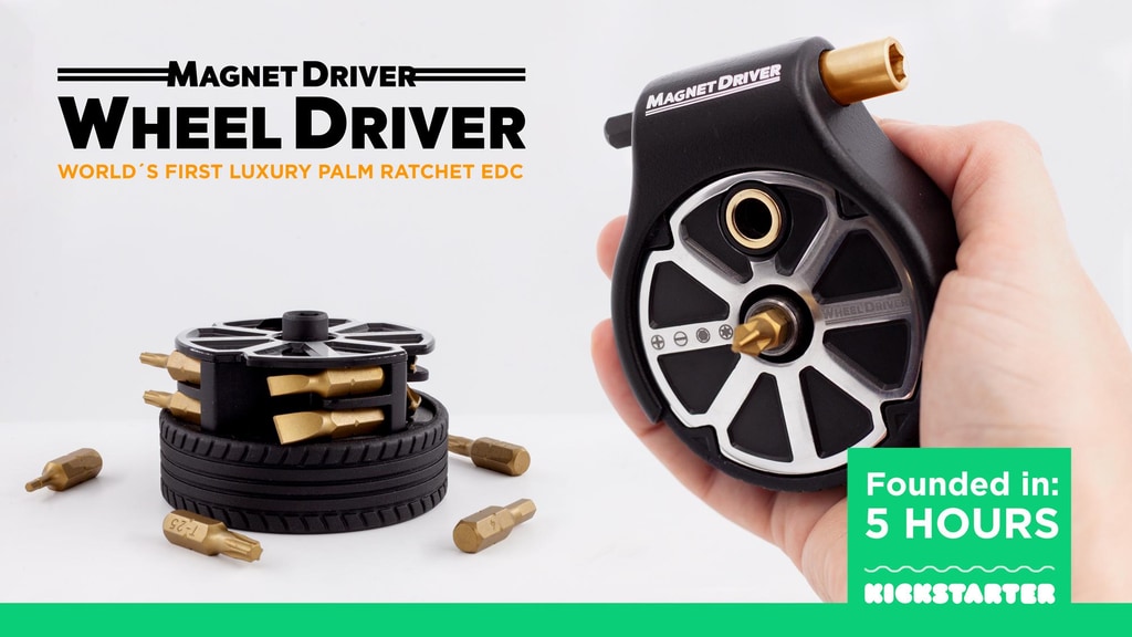 WHEEL DRIVER: WORLD´S FIRST LUXURY PALM RATCHET EDC