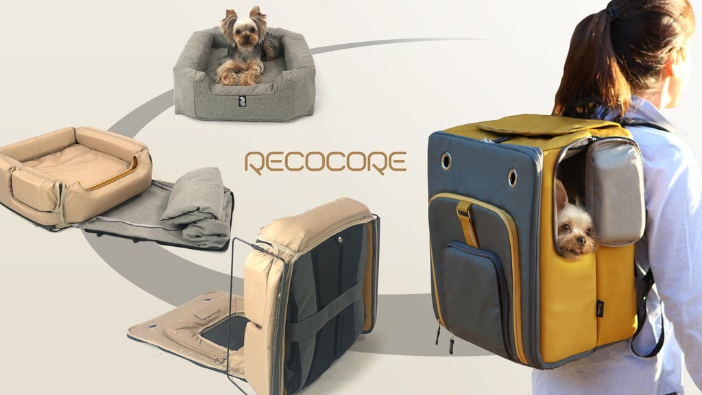 Recocore: Mobile Home for Pets - Bed Converts to Backpack