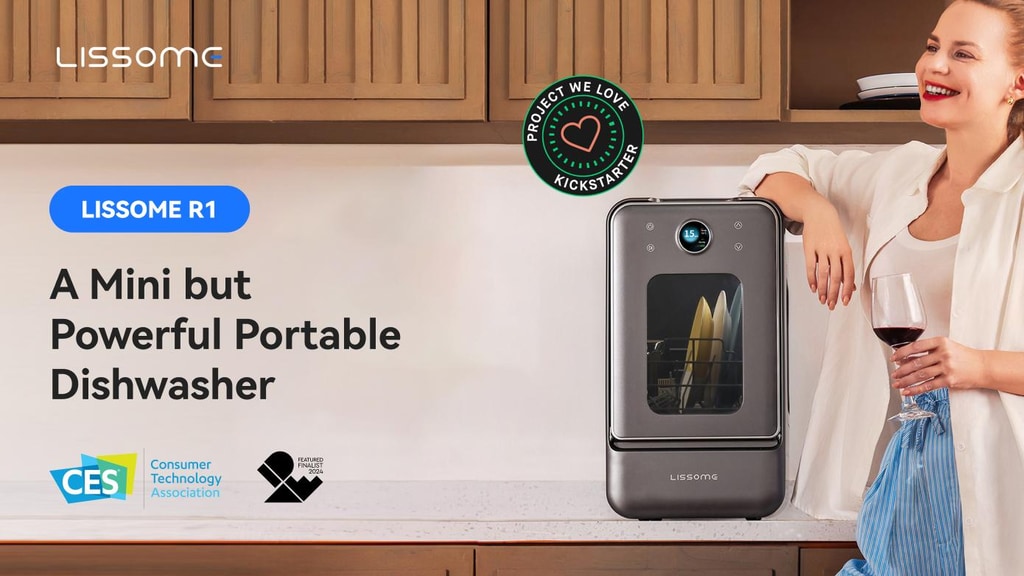 LISSOME R1: The Smartest Portable Dishwasher